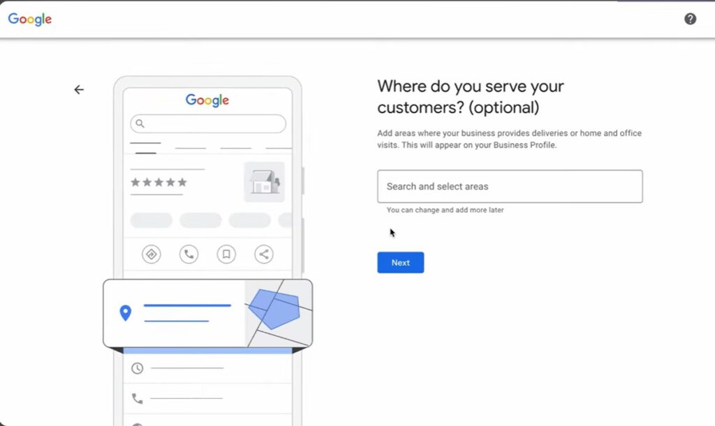 Setting service areas in google business profile — best way to advertise a garage door business in targeted locations