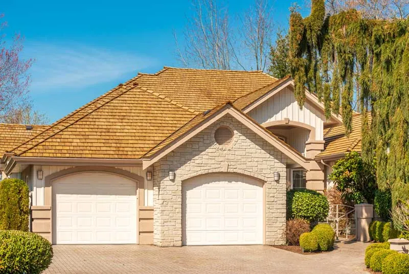 Garage door in luxury house in vancouver canada 2026 03 26 10 55 55 utc